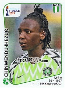 Figurina Chinwendu Ihezuo - FIFA Women's World Cup France 2019 - Panini