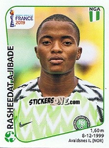 Sticker Rasheedat Ajibade - FIFA Women's World Cup France 2019 - Panini