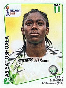 Figurina Asisat Oshoala - FIFA Women's World Cup France 2019 - Panini