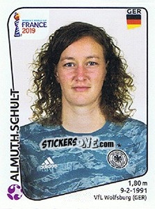 Cromo Almuth Schult - FIFA Women's World Cup France 2019 - Panini