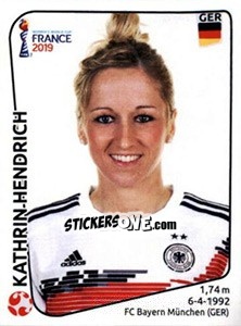 Cromo Kathrin Hendrich - FIFA Women's World Cup France 2019 - Panini