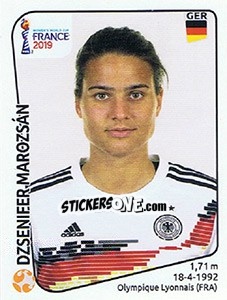 Sticker Dzsenifer Marozsán - FIFA Women's World Cup France 2019 - Panini