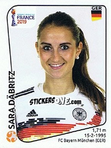 Sticker Sara Däbritz