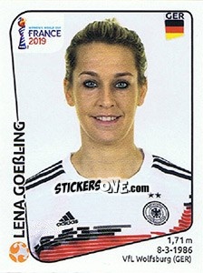 Cromo Lena Goeßling - FIFA Women's World Cup France 2019 - Panini