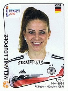 Sticker Melanie Leupolz - FIFA Women's World Cup France 2019 - Panini
