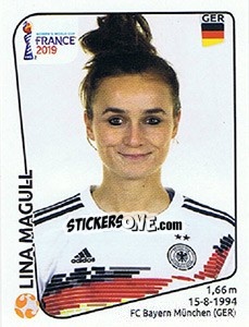 Figurina Lina Magull - FIFA Women's World Cup France 2019 - Panini