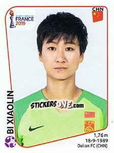 Figurina Bi Xiaolin - FIFA Women's World Cup France 2019 - Panini