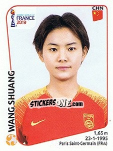 Cromo Wang Shuang - FIFA Women's World Cup France 2019 - Panini