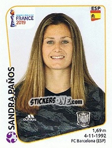 Cromo Sandra Paños - FIFA Women's World Cup France 2019 - Panini