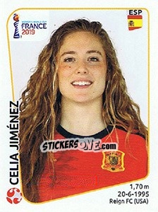 Sticker Celia Jiménez - FIFA Women's World Cup France 2019 - Panini