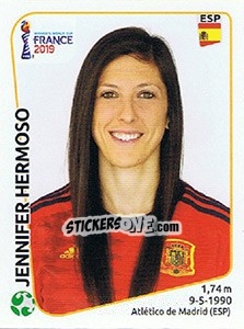 Sticker Jennifer Hermoso - FIFA Women's World Cup France 2019 - Panini