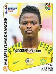 Sticker Mamello Makhabane - FIFA Women's World Cup France 2019 - Panini