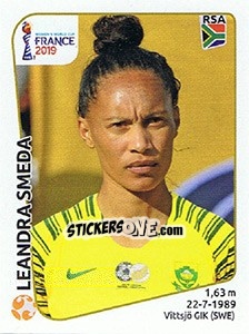 Figurina Leandra Smeda - FIFA Women's World Cup France 2019 - Panini