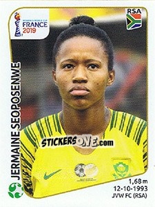 Sticker Jermaine Seoposenwe - FIFA Women's World Cup France 2019 - Panini
