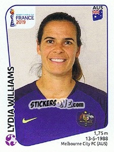 Figurina Lydia Williams - FIFA Women's World Cup France 2019 - Panini