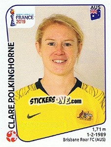 Figurina Clare Polkinghorne - FIFA Women's World Cup France 2019 - Panini