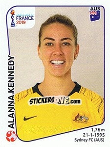 Sticker Alanna Kennedy - FIFA Women's World Cup France 2019 - Panini