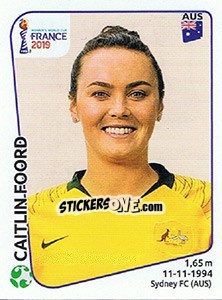 Figurina Caitlin Foord - FIFA Women's World Cup France 2019 - Panini