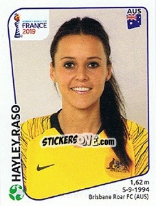 Figurina Hayley Raso - FIFA Women's World Cup France 2019 - Panini