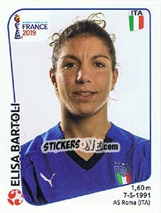Cromo Elisa Bartoli - FIFA Women's World Cup France 2019 - Panini