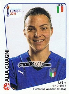 Cromo Alia Guagni - FIFA Women's World Cup France 2019 - Panini