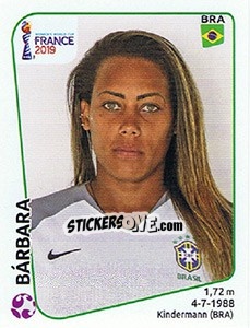 Cromo Bárbara - FIFA Women's World Cup France 2019 - Panini