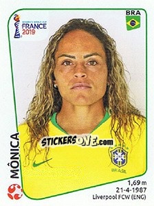 Sticker Mônica - FIFA Women's World Cup France 2019 - Panini