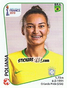 Figurina Poliana - FIFA Women's World Cup France 2019 - Panini