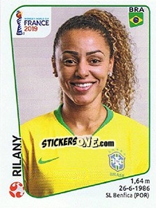 Cromo Rilany - FIFA Women's World Cup France 2019 - Panini