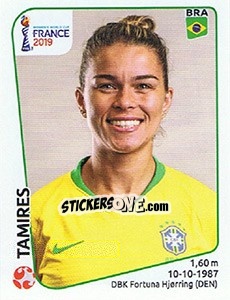 Sticker Tamires - FIFA Women's World Cup France 2019 - Panini