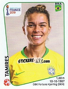 Cromo Tamires - FIFA Women's World Cup France 2019 - Panini