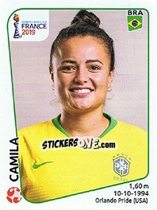 Figurina Camila - FIFA Women's World Cup France 2019 - Panini