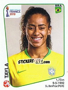 Cromo Tayla - FIFA Women's World Cup France 2019 - Panini