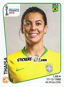 Sticker Thaisa - FIFA Women's World Cup France 2019 - Panini