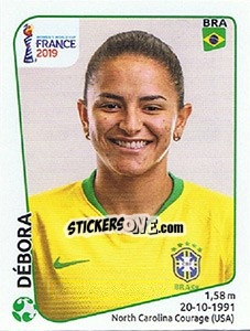 Sticker Débora - FIFA Women's World Cup France 2019 - Panini