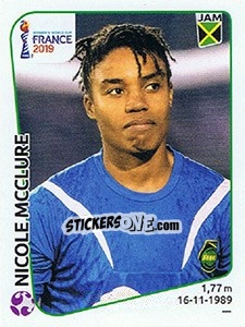 Figurina Nicole McClure - FIFA Women's World Cup France 2019 - Panini