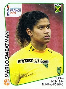 Sticker Marlo Sweatman - FIFA Women's World Cup France 2019 - Panini