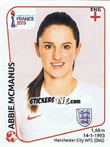 Sticker Abbie McManus - FIFA Women's World Cup France 2019 - Panini