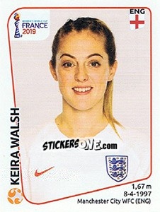 Figurina Keira Walsh - FIFA Women's World Cup France 2019 - Panini