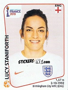 Sticker Lucy Staniforth - FIFA Women's World Cup France 2019 - Panini