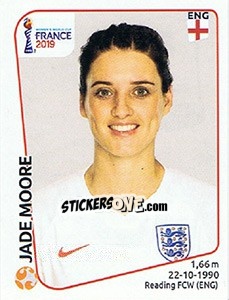 Figurina Jade Moore - FIFA Women's World Cup France 2019 - Panini