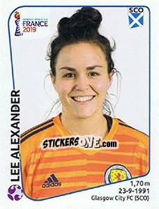 Cromo Lee Alexander - FIFA Women's World Cup France 2019 - Panini