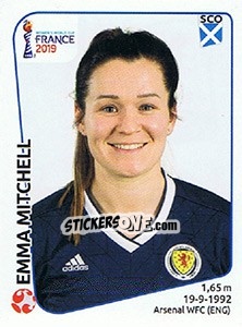Sticker Emma Mitchell - FIFA Women's World Cup France 2019 - Panini