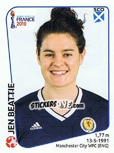 Cromo Jen Beattie - FIFA Women's World Cup France 2019 - Panini