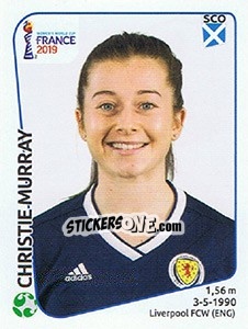 Sticker Christie Murray - FIFA Women's World Cup France 2019 - Panini