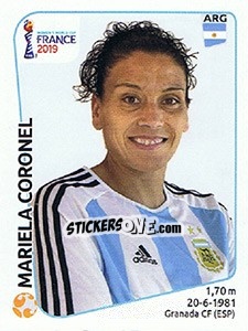 Cromo Mariela Coronel