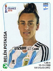 Sticker Belén Potassa - FIFA Women's World Cup France 2019 - Panini