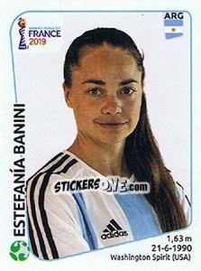 Sticker Estefania Banini - FIFA Women's World Cup France 2019 - Panini