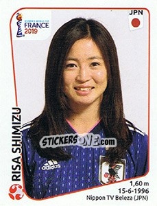 Figurina Risa Shimizu - FIFA Women's World Cup France 2019 - Panini