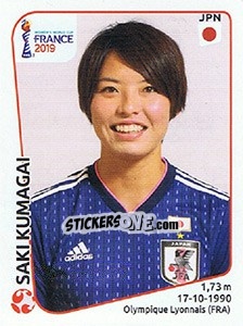 Sticker Saki Kumagai - FIFA Women's World Cup France 2019 n. 315 - Panini